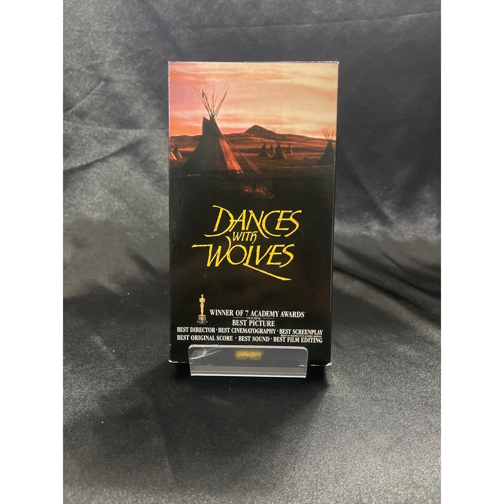 Dances with Wolves VHS 1990 Kevin Costner Academy Award Winner‎ Orion Home Video